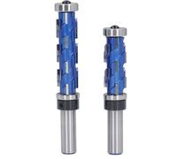Emoshayoga Flush Trim Router Bit Double Bearing High Performance for Woodworking Projects 1/2in Shank Tungsten Steel Carbide 2 Pieces
