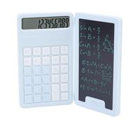 Emoshayoga Handwritten Calculator Portable LCD Screen Notepad with Big Buttons for Business School Home Work Space
