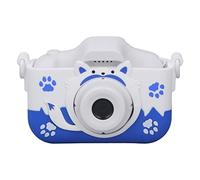 Emoshayoga Kids Camera Children's Fox-Shaped Blue Kids Camera, Portable Mini 40MP HD Digital Camera with Four Filters