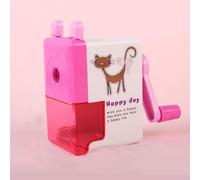 Emoshayoga Kids Pencil Sharpener Handheld Pencil Sharpener for Kids, Mini Cute Manual Colored Pencil Sharpener, Hand Cranked, for Primary Secondary School Students