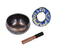 Emoshayoga Meditation Buddha Sound Bowl Buddha Sound Bowl Set for Chanting and Singing, Meditation Supplies for Yoga, Handmade Peaceful Chimes, Ideal Gift