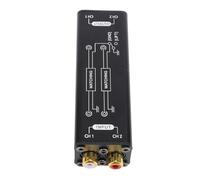 Emoshayoga Noise Filter Aluminium Alloy Professional Grade Ground Noise Isolator for Home Theater Studio Car Stereo