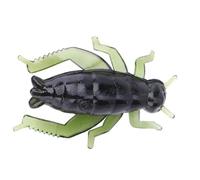 Emoshayoga Plastic Cricket Soft Baits for Fishing 50 Pcs Lifelike Lure for Convenient Carrying and Anti- Storage. Ideal for Fishing Enthusiasts and Anglers 2.3 * 1.7cm Green