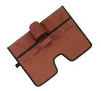 Emoshayoga Portable Canvas Cocktail Set Carry Bag for Outdoor Adventures - Professional Mixology Bartender Kit with Lightweight Design - Perfect for Camping and Travel (Brown)