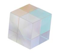 Emoshayoga Prism Cube Glass X Cube Prism for Fun Color Dispersion At Home