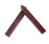 Emoshayoga Sealing Wax Stamp Dark Red Sealing Wax Stick Set 5 Pcs, Melting Sticks for DIY Manuscript Craft Envelope Letter