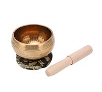 Emoshayoga Singing Bowl Tibetan Singing Bowl Set, Handmade Portable Buddha Sound Bowl for Yoga Meditation Therapy, Nepalese Chanting Instrument