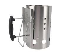 Emoshayoga Stainless Steel Chimney Starter Compact Charcoal Drum for Efficient Fire Starting Outdoors