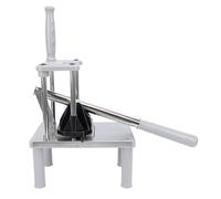 Emoshayoga Stainless Steel French Fry Cutter Replaceable Blades, Ergonomic Handle for Effortless Slicing, Apples, Pears, 41.45oz, 9.44x5.90x15.74in
