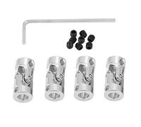 Emoshayoga Universal Joint, 11mm OD Plated Iron Steering Shaft Connector