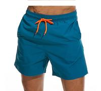 Emosua Dissolving Swim Trunks Birthday Prank Funny Bachelor Beach Party Gift for Your Bro Lose his Swim Shorts in The Swimming Pool, Acid Blue, Medium
