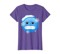 Emoticon Frosty Face Cold Freezing - Chill Vibes T-Shirt