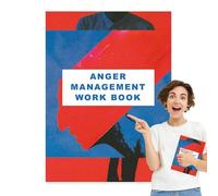 Emotion Awareness Book, Anger Control Workbook, Thought Analysis Guide with Step by Step Exercise System, Compact Paper Build, Educational Mindfulness Design Style, Self Help Book for Personal Growth