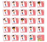 Emotion Cards - 45PCS Emotions Resources For Children, Speech And Language Resources, Mood Cards, Educational Children Game Learning Feelingsnt, Visual Aid flashcards resources for Parents Teachers