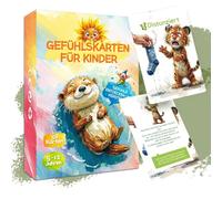 Emotion Cards for Children - 50 Emotion Cards to Promote Communication Skills, Empathy & Emotion Regulation, Montessori Suitable