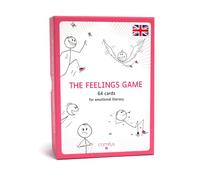 Emotion Cards for Kids - The Feelings Game by Comitys | 64 Flashcards to Name & Understand Emotions | Social-Emotional Learning & Communication Skills | Age 4+ | English