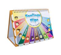 Emotion Flipbook, Feelings and Emotions Book for Children, Social Emotional Flipbook Mood Feelings Chart, Calm Down Corner Supplies Emotions Books, Feelings Emotions Book for Children, Flipping Chart
