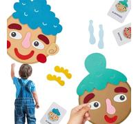 Emotion Kit - Hands on Felt Faces Play Set | Face Builder, Emotion Cards, Kids Activity, Developing Emotional Recognition Skills, Interactive Group Learning Playtime, for Classroom Travel Play Dates