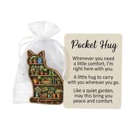 Emotion Pocket Card | Artistic Heartwarming Collectible,Pocket Garden Cat Positive Card,for Commuting Travel School Adventure Men Women Adults Grandmother Family Friends