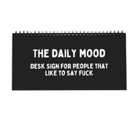 Emotion Status Display - Desktop Communication Sign, Office Flipchart Accessory For Mood Identification, Novelty Item With Reversible Cards, Desk Indicator, Conversation Starter For Awareness