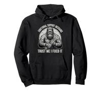 Emotion Support Mechanic Trust I Fixed It Car Guys Pullover Hoodie