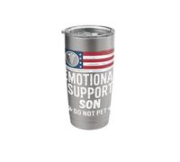 Emotion Support Son Do Not Pet Funny Humor Men Stainless Steel Insulated Tumbler