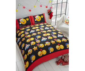 Emotional Icons Christmas Single Duvet Cover And Pillowcase Set