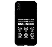 Emotional Range Of An Engineer Funny Engineering Faces Fan Case for iPhone XS Max