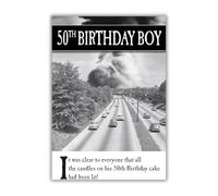 Emotional Rescue 50th Birthday Card for Him
