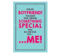 Emotional Rescue Birthday Card Boyfriend, For My Boyfriend You Have that Certain Something Special….., Partner Birthday Card, Blue