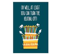 Emotional Rescue Birthday Card for Him, "Adult Male, Age Unknown" Funny Birthday Card for Him, Black & White