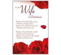 Wife Christmas Card, Nice Words Wife Christmas Cards, Xmas Card Wife, Christmas Card for Wife, Romantic Wife Christmas Card, Christmas Cards Wife, Christmas Card Wife, Wife Christmas Cards