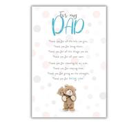 Stuffed with Love, Birthday Card Dad, For My Dad, Thank You For All The Help You Give,… Dad Birthday Card