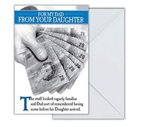 Emotional Rescue Dad from Daughter Familiar Cash Fathers Day Greeting Card (FDW225)
