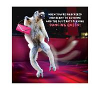 Emotional Rescue Funny Birthday Card for Friend, The DJ Starts Playing Dancing Queen!..., Female Birthday Card, Multi-Coloured