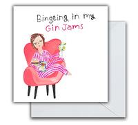 Emotional Rescue Funny Birthday Card For Her, Birthday Card For Her, Gin Brithday Card, Greeting Card 163mmx163mm,Multi,IIFS036