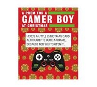 Emotional Rescue Funny Christmas Card, Amusing and Humorous Card for Friends at Christmas (Gaming)