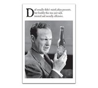 Emotional Rescue Funny Christmas Card for Dad | Jokey