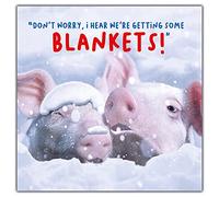Emotional Rescue Funny Christmas Card for Friends | Virtual Safari | 16.3 x 16.3 cm | FSC Certified Paper | Recyclable | Made in the UK