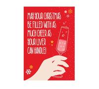 Emotional Rescue Funny Christmas Card for Friends | Your Liver Can Handle!
