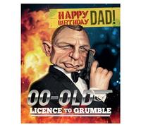 Funny Dad Licence to Grumble Birthday Card - Hilarious Greeting Card Made in UK