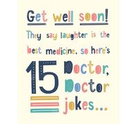Emotional Rescue Get Well Soon Card for Friend, Unisex Get Well Card with 15 Doctor Jokes, Multi-Coloured