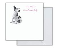 Emotional Rescue Mother's Day Card, Funny Card for Mum, 163x163mm, Black & White