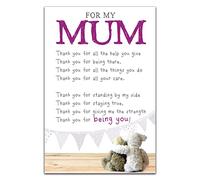 Emotional Rescue Mum Mother's Day Card, Thank You For All The Help You Give…, Mothers Day Card Mum, Multi-Coloured