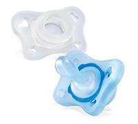 Emotional Rescue Physio Forma Mini Soft Teat Blue 0-2 m 100% Silicone Pack of 2 Multicoloured