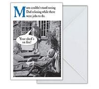 Emotional Rescue, Relaxing Humourous Father's Day Card, Dad Father's Day Card, Multi-Coloured
