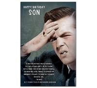 Emotional Rescue Son Birthday Card Funny, Humorous Greeting Card For Him, 23.5 x 15.9 cm, 100% Recycled Paper