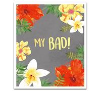 Emotional Rescue Sorry Card, My Bad Card, Sorry Greeting Card, Apology Greeting Card, Multi,One Size,ZFW9352