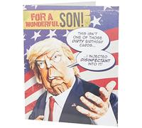 Emotional Rescue Spitting Image Birthday Card For Son, Funny Birthday Card For Son, Design, 154x184