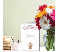 Emotional Rescue Stuffed With Love Daughterteddy With Poem, 6 x 9 inches